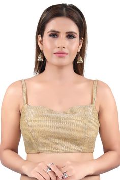 Buy Shimmer Sequin Blouses in Gold Heart Neck Blouse Designs, Saree Blouses For Women, Heart Neck Blouse, Designer Saree Blouses, Neck Blouse Designs, Womens Month, Brocade Blouses, Sequin Blouse, Readymade Saree