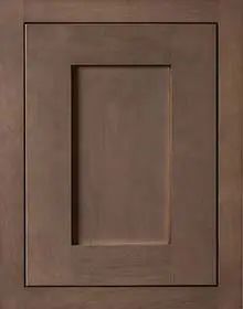 a close up view of a square door