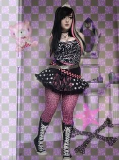 Rave Outfits Scene, Plus Size Scene Girl, Emo Outfits Plus Size, Scene Style 2000s, Y2k Scene Outfits, Scene Style Outfits, Plus Size Emo Outfits, Scene Outfits 2000s