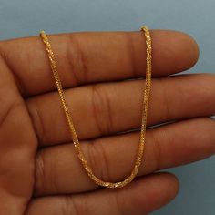 Discover the allure of Handmade Gold Jewelry at https://morvijewels.etsy.com/   Get a dazzling 25% off on all our 22k and 18k gold pieces. Don't miss out on this limited-time offer. Shop now and embrace the radiance of gold!Metal - Yellow Gold Purity- 22 Karat Yellow Gold Weight- 10.07 grams approx Width- 1.5 mm Length- 23 inches approx  Click For More  https://www.etsy.com/in-en/shop/morvijewels?ref=seller-platform-mcnav Click here  https://morvijewels.etsy.com/    to get more discount and offe 22k Gold Link Chain Necklace As A Gift, 22k Gold Figaro Chain Necklace As Gift, Edwardian Necklace, Handmade Gold Jewellery, Handmade Chain, Gold Piece, Yellow Gold Chain, Lovely Earrings, Handmade Gold