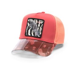 Manatees are cute and docile and about 100 are killed by boats in Florida every year. So if you're wearing this one in the Sunshine State, keep your head down and your motor off. Casual Red Trucker Hat For Beach, Casual Red Trucker Hat For Outdoor, Casual Orange Trucker Hat For Streetwear, Mens Trucker Hat, Manatees, Goorin Bros, Sunshine State, Sock Gifts, Wet N Wild