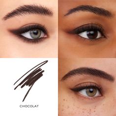 WHAT IT IS: A creamy, waterproof eyeliner pencil built for seamless application on both the lash line and waterline. WHAT IT DOES: This versatile eye pencil smoothly glides onto the lash line for precise application and intense pigmented color that won’t budge or flake. With its creamy texture, Le Stylo allows for seamless blending and smudging with its built-in smudger. After blending, this formula sets to a longwear and waterproof formula to last all day and night. Available in 9 dramatic shades, with two impactful finishes: matte and metallic. A creamy, waterproof eyeliner pencil built for seamless application on both the lash line and waterline. | Lancôme Le Stylo Waterproof Eyeliner Pencil | Shade: 03 Chocolat Product Wishlist, Smudged Eyeliner, Waterproof Eyeliner Pencil, Pencil Shading, Eyeliner Pencil, Eyeliner Looks, Creamy Texture, Waterproof Eyeliner, Eye Pencil