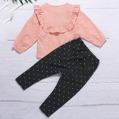 Product Title: Baby Girls Long Sleeve Top & Polka Dot Trousers Baby Clothes Keyword Tag: Baby Boy Polka Dot Shirt* Soft Feeling & Cozy Comfortable* Package Package Included: 1 Top + 1 Pants* Fabric & Fabric: Cotton, 5Polyester* Available for Machine Wash as well as TumbleDry* ImportedTop selling Baby Girls Long Sleeve Top Polka Dot Trousers Baby Clothes Warehouse ,Trendy and unique style, Fancy Fabric ,Solid color. This Baby Girls Long Sleeve Top Polka Dot Trousers Baby Clothes Warehouse is very Polka Dot Cotton Sets For Spring, Spring Cotton Sets With Polka Dot, Spring Cotton Polka Dot Sets, Spring Cotton Sets In Polka Dot, Spring Polka Dot Cotton Sets, Cute Polka Dot Cotton Set, Cute Polka-dotted Cotton Set, Cute Polka Dot Sets For Spring, Cute Polka Dot Spring Sets