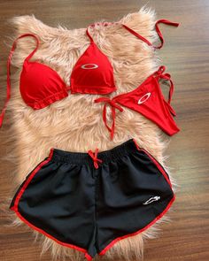 Black And Red Swimsuit Bikinis, Elegant Red Dress, Pool Party Outfits, Coat Trends, Cute Lazy Outfits, Cute Bathing Suits, Lazy Outfits, Easy Trendy Outfits, Cpr