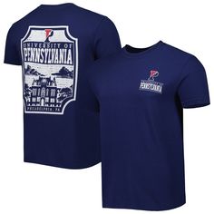 This Campus Icon T-shirt is perfect for creating a spirited game day look. Bold Pennsylvania Quakers graphics flex your fandom in a fashionable way. Soft fabric and a classic tee construction offer long-lasting comfort. Mens Navy, Screen Print, Game Day, Cotton Shorts, Pennsylvania, Soft Fabric, Soft Fabrics, Tee Shirts, Long Lasting