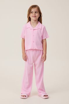 Hallie PantCotton On Kids - Hallie Pant - Blush PinkKids | Girls | Clothing | Leggings Pants & JeansKids | Girls | Clothing | Leggings, Pants & JeansKids | Girls | Clothing | Leggings, Pants & Jeans Cute Pink Pants For Spring, Pink Cotton Sets With Pockets, Pink Pajama Party Sets With Pockets, Playful Pink Cotton Pants, Pink Straight Pants For Loungewear, Cute Pink Cotton Pants, Pink Loungewear Set With Elastic Waistband, Cute Pink Bottoms With Pockets, Cute Pink Pants With Pockets