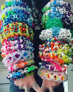 Kandi Rotator Cuff, Kandi Bracelets Cuff, Kandi Cuff Ideas, Scene Kid Art, Pulseras Kandi, Kandi Inspo