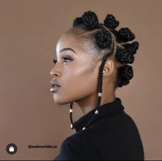 Nubian Knots, Afrocentric Hair, Kiki Layne, Twisted Hairstyles, Knot Hairstyle