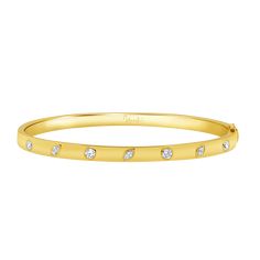 0.66ctw Diamond Bangle Stackable Diamond Bangle Bracelet, Fine Jewelry Yellow Gold Bangle With Brilliant Cut, Yellow Gold Diamond Bangle With 17 Jewels, Diamond Yellow Gold Bangle With 17 Jewels, Yellow Gold Diamond Bangle With Jewels, Gold Diamond Bangle Bracelet With Single Diamond, Fine Jewelry Diamond Bangle With Single Diamond, Fine Jewelry Single Diamond Bangle Bracelet, Yellow Gold Diamond Bangle Bracelet With Accents