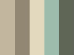 the color palette is neutral and has many different shades to choose from, including brown, green