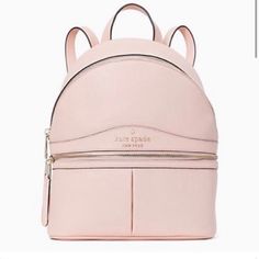 Kate Spade Medium Backpack Wkru7055 Rose Smoke 953 Medium Backpack, Kate Spade Bag, Pink And Gold, Kate Spade, Bag Lady, Backpacks, Handbags, Wallet, Pink