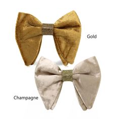 Adult Size Big pre tied bow tie with  Rhinestones Adjustable Strap fit most of the neck size from 13-22 inches (33-56cm) ☆SHIPPING & RUSH ORDER ☆   Please contact us we can help to ship it earlier and Upgrade shipping. ☆Ship to the US Free Shipping - USPS First Class Mail  Upgrade shipping - USPS Priority Mail (US) 1-5 working days ☆Ship to other countries Free Shipping - Standard airmail 7-21 working days Upgrade shipping - FedEx Priority (International) 2-6 working days Please note: Due to the Gold Elegant Bow With Tie Back, Elegant Gold Ties For Party, Elegant Gold Tie With Decorative Bow, Gold Bow With Bow Tie Back For Party, Gold Party Bow With Tie Back, Elegant Gold Bow Tie For Party, Gold Party Bow, Gold Bow Tie For Party, Elegant Bow Ties For Party