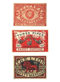 three different types of match cards