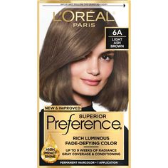 Preference’s Superior Fade-Defying Color & Shine system creates luminous, lit-from-within color, with natural-looking highs & lows, and beautiful gray coverage. With up to 8 weeks of fade-defying color, rich, long-lasting color shines from every strand and resists fading or turning brassy week after week. The kit also includes a color protective Color and Shine Conditioner formulated with Golden Camelina Oil, Anti-Oxidant Vitamin E and UV filter to help keep first day color vibrancy and silky, r Chestnut Brown Hair Color, Medium Chestnut Brown, Cool Blonde Hair Colour, Chestnut Brown Hair, Brown Hair Dye, Cool Blonde Hair, At Home Hair Color, Brown Hair Color, Chocolate Brown Hair