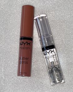 Lip Gloss Nyx Butter, Gloss Me Up Lip Gloss, Nyx Butter Gloss Aesthetic, Makeup Products Lipstick & Lip Gloss, Butter Gloss Nyx Swatch, Nyc Butter Gloss, Nyx Butter Gloss Dark Skin, Nyx Makeup Products, Lip Gloss Brands