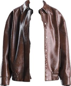 Trendy Brown Faux Leather Outerwear, Chic Brown Leather Jacket For Streetwear, Brown Faux Leather Jacket For Winter, Brown Faux Leather Outerwear For Streetwear, Spring Brown Leather Jacket, Brown Faux Leather Jacket For Fall, Brown Leather Jacket For Spring, Casual Brown Faux Leather Outerwear, Brown Leather Jacket For Fall