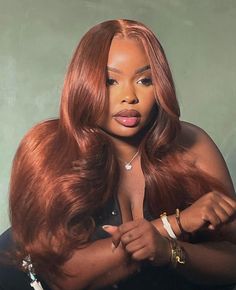 Long Red, Hair Color For Black Hair, Aesthetic Hair, Black Women Hairstyles