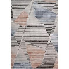 a multicolored area rug with an abstract design