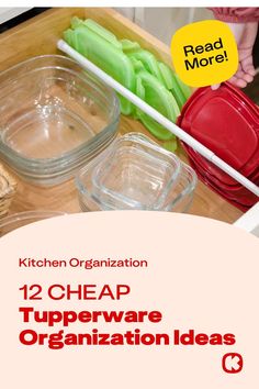 kitchen organization 12 cheap tupperware organization ideas for the home or office - read more