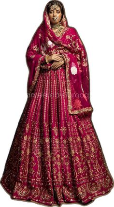 Pink Lehenga Choli Bridal Pink Wedding Choli With Motifs, Bridal Lehenga Pink Colour, Bridal Dark Pink Lehenga, Fuschia Pink Bridal Lehenga, Rani Pink Bridal Lehenga, Raw Silk Lehenga, Pink Lehenga, Silk Lehenga, Lehenga Choli