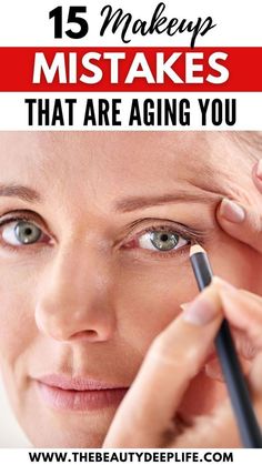 How To Look Younger Over 40, Make Up For Older Women Over 50, Makeup For 60 Year Old, Makeup To Look Younger, Mascara Tips And Tricks, Aging Makeup, Makeup Fails