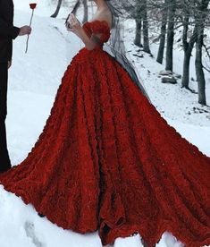 Girls Evening Dresses, Red Ball Gowns, Red Wedding Dress, Red Wedding Dresses, Princess Ball Gowns, Gowns For Girls, Maxi Gowns, Evening Party Dress, Red Wedding