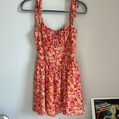 For Love & Lemons Floral Mini Dress With Adjustable Tie Straps. Size M. Tags Still On But Worn Once! No Noticeable Flaws Pink Sundress With Sweetheart Neckline For Vacation, Pink Dress With Sweetheart Neckline For Day Out, Pink Summer Sundress With Sweetheart Neckline, Casual Pink Dress With Sweetheart Neckline, Pink Summer Mini Dress With Sweetheart Neckline, Pink Sundress With Sweetheart Neckline, Pink Beach Dress With Sweetheart Neckline, Pink Summer Dress With Sweetheart Neckline, Summer Dress With Sweetheart Neckline In Pink