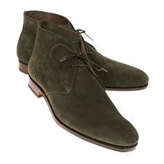 UNLINED CHUKKA BOOTS IN SUEDE (INCL. SHOE TREE) Cordovan Shoes, Suede Chukka Boots, Suede Chukkas, Brogue Boots, Leather Industry, Exclusive Shoes, Shoe Tree, Your Shoes, Leather Style