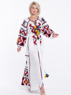 Discover more embroidered long dresses  https://etsy.me/2qc98Z8Beautiful embroidered kaftan dress, fashion bohemian dress crafted from white linen with hidden front buttons and pockets. Custom beach wedding dress can be made in any colors or length. Trapeze embroidered linen dress maxiWe love boho chic dresses and we made bohemian dresses with great attention, patience and care. We appriciate our customers and there are only images which were made with our own embroidered garments.Discription: T White Bohemian Embroidered Linen Dress, Bohemian Embroidered Linen Maxi Dress, Bohemian Linen Embroidered Dress For Beach, Traditional White Linen Dress, Bohemian Linen Dress With Embroidered Hem, Embroidered Linen Maxi Dress, White Linen Peasant Dress, Folk Style Floral Embroidered Maxi Dress, White Embroidered Linen Beach Dress