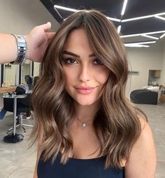 Brushlight Hair Brown, Light Brown Balayage On Dark Hair, Hair Colour For Brown Skin, Pamper Ideas, Hair Color For Brown Eyes, Balayage Hair Caramel, Hair Color For Fair Skin, Rambut Brunette, Best Hair Color