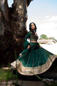 Emerald Green Lehenga Set from Gamila Collection – Panache Haute Couture Festive Fitted Anarkali Set With Embroidered Sleeves, Bollywood Festive Anarkali Set With Embroidered Sleeves, Festive Bollywood Anarkali Set With Embroidered Sleeves, Festive Long Sleeve Anarkali Set With Embroidered Sleeves, Festive Green Set With Embroidered Sleeves, Festive Green Sets With Embroidered Sleeves, Embroidered Anarkali Set For Wedding, Traditional Drape Anarkali Set With Embroidered Sleeves For Wedding, Wedding Anarkali Set With Traditional Drape And Embroidered Sleeves