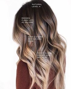 Redken Hair Color, Redken Hair Products, Hair Color Formulas, Brunette Balayage, Balayage Blonde, Brunette Balayage Hair, Brown Hair Balayage, Ombré Hair, Balayage Brunette