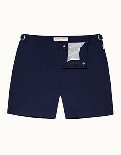 Navy Bulldog Men's Swimwear | Orlebar Brown UK Men's Swimwear, Orlebar Brown, Plus And Minus, Play Tennis, Mens Swimwear, Navy Color, Fitness Training, Swim Shorts, Order Online