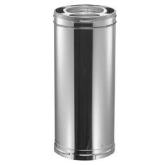 a stainless steel trash can on a white background