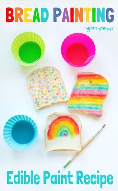 edible paint recipe for bread, cake and cupcakes