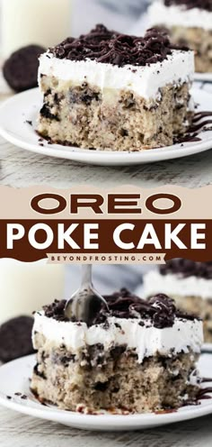 This Oreo cake with pudding is an easy dessert to make at home! Topped with hot fudge and whipped cream, this cookies and cream pudding poke cake is everything you want and more. Save this Oreo poke cake recipe and enjoy this sweet food! Cookies And Cream Poke Cake, Cookies And Cream Pudding, Oreo Poke Cake Recipe, Oreo Poke Cake, Cake With Pudding, Cream Poke Cake, Pudding Poke Cake, Poke Cake Recipe, Oreo Dessert Recipes