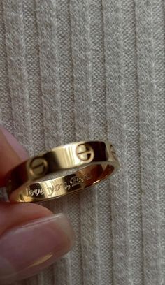 Golden Girl, Cartier Love Bracelet, Dream Jewelry, Love Ring