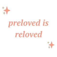 a pink and white photo with the words, beloved is reloved on it