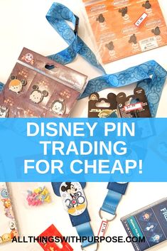 disney pin trading for cheap on all things with purpose