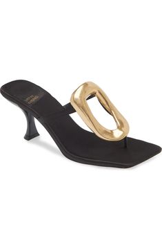 Jeffrey Campbell Linq Up Flip Flop (Women) | Nordstrom Evening Mules With Heel Loop And Square Toe, Evening Square Toe Mules With Heel Loop, Modern Evening Mules With Single Toe Strap, Modern Toe Post Heels In Synthetic Material, Modern Synthetic Toe Post Heels, Modern Fitted Mules With Square Toe, Fitted Modern Mules With Square Toe, Elegant Square Toe Mules With Heel Loop, Modern Fitted Square Toe Mules