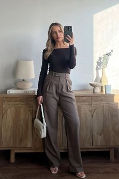 23 Chic Fall Work Outfits & Business Casual Outfits for Autumn Fall Business Outfits, Business Chic Outfits, Fall Office Outfits, Buisness Casual