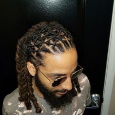 Men’s Dreadlocks, Barrel Rope Twist Locs, Mens Dreads Hairstyles, Mens Locs Styles, Loc Men Styles, Men Locs Styles, Men Dreadlocks Styles, Mens Locs Hairstyles, High Top Loc Styles For Men