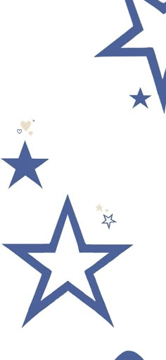 blue and white stars on a white background