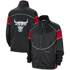 Add an authentic piece of Chicago Bulls gear to your wardrobe with this Nike 2023/24 City Edition Courtside Swoosh Fly Jacket. It features team logos and location-inspired details that highlight what makes their favorite franchise a unique member of the NBA family. This full-zip jacket is a light and comfortable way to put your team on your back when cooler Chicago Bulls game days roll around. Imported Brand: Nike Full Zip Material: 100% Polyester Lightweight jacket suitable for mild temperature Nike Urban Moisture-wicking Track Jacket, Nike Urban Track Jacket With Moisture-wicking, Throwback Long Sleeve Track Jacket For Sports Events, Nike Track Jacket For Streetwear, Nike Sportswear Track Jacket For Streetwear, Nike Outerwear For Sports Events, Nike Track Jacket For Sports Events, Nike Outerwear For Streetwear During Sports Season, Nike Track Jacket For Streetwear And Sports Season