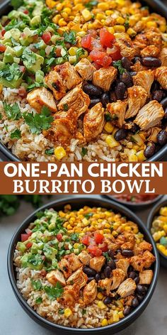 #PowerFoods #ProteinSnacks #EnergyFoods #LowCarbHighProtein #HealthyMealPrep #SuperFoodRecipes #FoodForFuel #HealthyLiving #QuickHealthyMeals #BalancedDiet Chicken Breast Bowl Recipes, Healthy Affordable Dinners, Non Greasy Food Recipes, Easy Bowls For Dinner, Buffalo Chicken Bowl Healthy, Mexican Bowl Recipe Healthy, 1 Pan Chicken Dinner, One Pan Rice Meals, Quick And Easy Dinner Recipes Healthy One Pot Meals