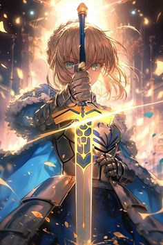 Saber fanart | #FGO #Fate/GrandOrder #FateGrandOrder #fanart Fate Stay Saber, Putao, Love Is