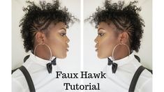 How to crochet faux hawk - https://blackhairinformation.com/video-gallery/crochet-faux-hawk/ Faux Hawk, Good Hair, Natural Hairstyles, How To Crochet, Coils, Be Inspired, Cool Hairstyles, Natural Hair Styles