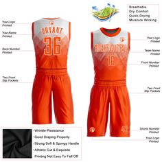 Custom White Orange Round Neck Sublimation Basketball Suit Jersey Uniform Clothes, Custom Basketball Jersey, Blue Football, Custom Basketball, Basketball Jerseys, Alpha Kappa Alpha, Blue Camo, Jersey Design, Sporty Look