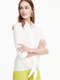 product photo Summer Workwear Shirt With Tie Sleeves, Casual Summer Shirt With Tie Sleeves, Casual White Blouse With Tie Waist, Casual White Tie Waist Blouse, Casual Tie Neck Blouse For Work, Casual Shirt With Tie Sleeves, Casual White Tie Neck Tops, White Tie Neck Casual Tops, Versatile Workwear Tops With Tie Waist