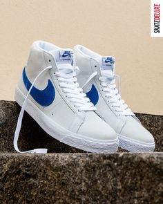 Nike Zoom Blazer Mid, Nike Sb Zoom Blazer Mid Outfit, Nike Skate Shoes, Nike Sb Zoom Blazer Mid, Nike Sb Zoom Blazer, Mens Vans Shoes, Nike Sb Blazer, Trainers Outfit, Nike Kicks